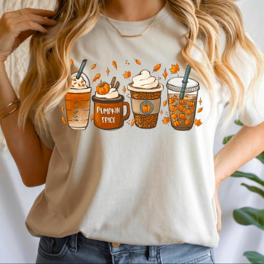 Pumpkin Spice Coffee Tee